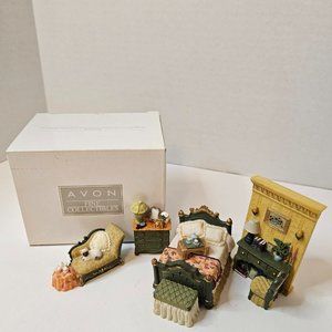 Avon Victorian Memories Miniature Furniture Collectibles Bedroom Vintage